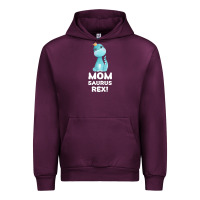 Mauve Wine Mommy Saurus Rex Mom Mom Gift Dino Urban Hoodie - Bettercallsaul