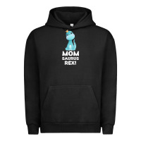 Pigment Black Mommy Saurus Rex Mom Mom Gift Dino Urban Hoodie - Bettercallsaul