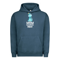 Pigment Midnight Navy Mommy Saurus Rex Mom Mom Gift Dino Urban Hoodie - Bettercallsaul