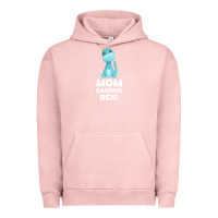 Pigment Salmon Mommy Saurus Rex Mom Mom Gift Dino Urban Hoodie - Bettercallsaul