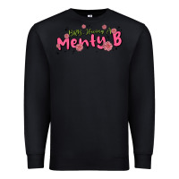 Black having a menty b, cute and trendy Premium Sweatshirt - MaliasSmallBusiness
