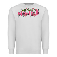 Dove Grey having a menty b, cute and trendy Premium Sweatshirt - MaliasSmallBusiness