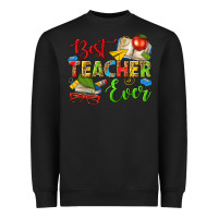 Black best teacher ever Heavyweight Sweatshirt - texasbilliewilder