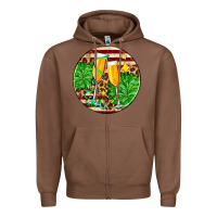 Chestnut Christmas champagnes Zipper Hoodie - AdoDesignShop