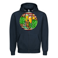 Navy Christmas champagnes Zipper Hoodie - AdoDesignShop