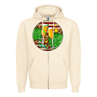 Sandshell Christmas champagnes Zipper Hoodie - AdoDesignShop