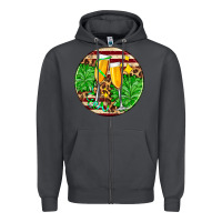 Smoke Christmas champagnes Zipper Hoodie - AdoDesignShop