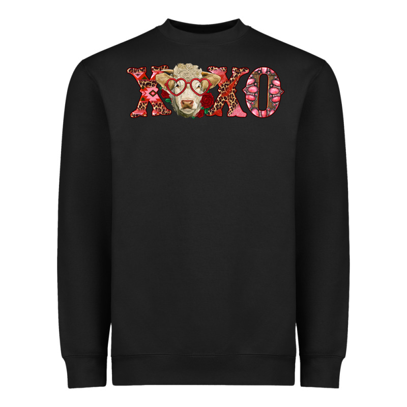 Xoxo Charolais Cow Heavyweight Sweatshirt by RanaPortraitStore | Teevron