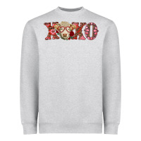 Heather Grey xoxo charolais cow Heavyweight Sweatshirt - RanaPortraitStore