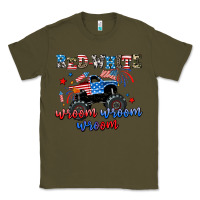 Army Green red white wroom wroom wroom Classic Tee - AdoDesignShop