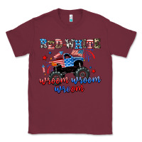 Burgundy red white wroom wroom wroom Classic Tee - AdoDesignShop