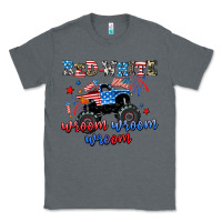 Charcoal Heather red white wroom wroom wroom Classic Tee - AdoDesignShop
