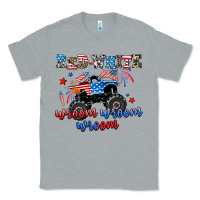 Heather Grey red white wroom wroom wroom Classic Tee - AdoDesignShop