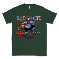 Sports Green red white wroom wroom wroom Classic Tee - AdoDesignShop