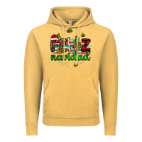 Vintage Mustard feliz navidad Vintage Hoodie - JahusDesignShop