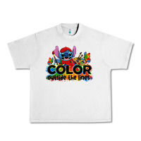 Lunar Rock color outside the lines autism stitch Urban Heavy Tee - Zillion Design Studio