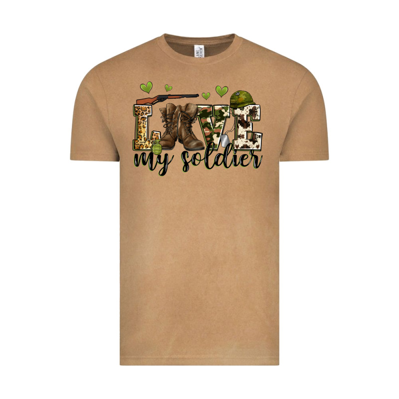 Love My Soldier Vintage Tee by Zillion Design Studio | Teevron
