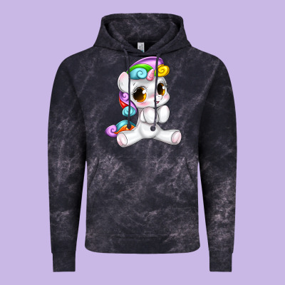 Vintage Hoodie pride cute unicorn