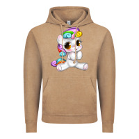 Vintage Coffee pride cute unicorn Vintage Hoodie - texasbilliewilder