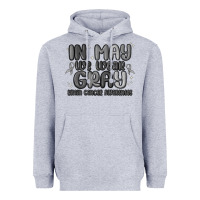 Heather Grey in may we wear gray brain cancer awareness Heavyweight Hoodie - MaliasSmallBusiness