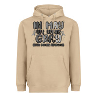 Mushroom in may we wear gray brain cancer awareness Heavyweight Hoodie - MaliasSmallBusiness