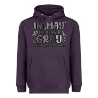 Plum in may we wear gray brain cancer awareness Heavyweight Hoodie - MaliasSmallBusiness