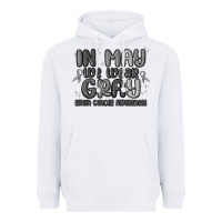 White in may we wear gray brain cancer awareness Heavyweight Hoodie - MaliasSmallBusiness