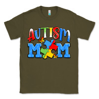 Army Green autism mom Classic Tee - JahusDesignShop
