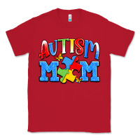 Red autism mom Classic Tee - JahusDesignShop