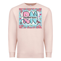 Pale Pink registered nurse rn Premium Sweatshirt - MaliasSmallBusiness