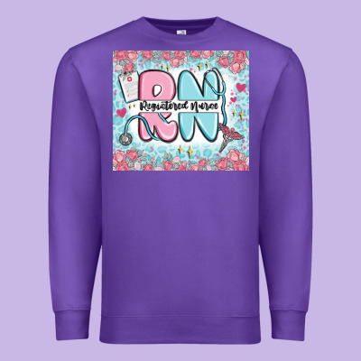 Registered Nurse Rn Premium Sweatshirt Designed By Maliassmallbusiness