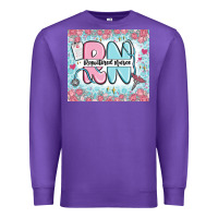 Purple registered nurse rn Premium Sweatshirt - MaliasSmallBusiness