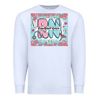 White registered nurse rn Premium Sweatshirt - MaliasSmallBusiness