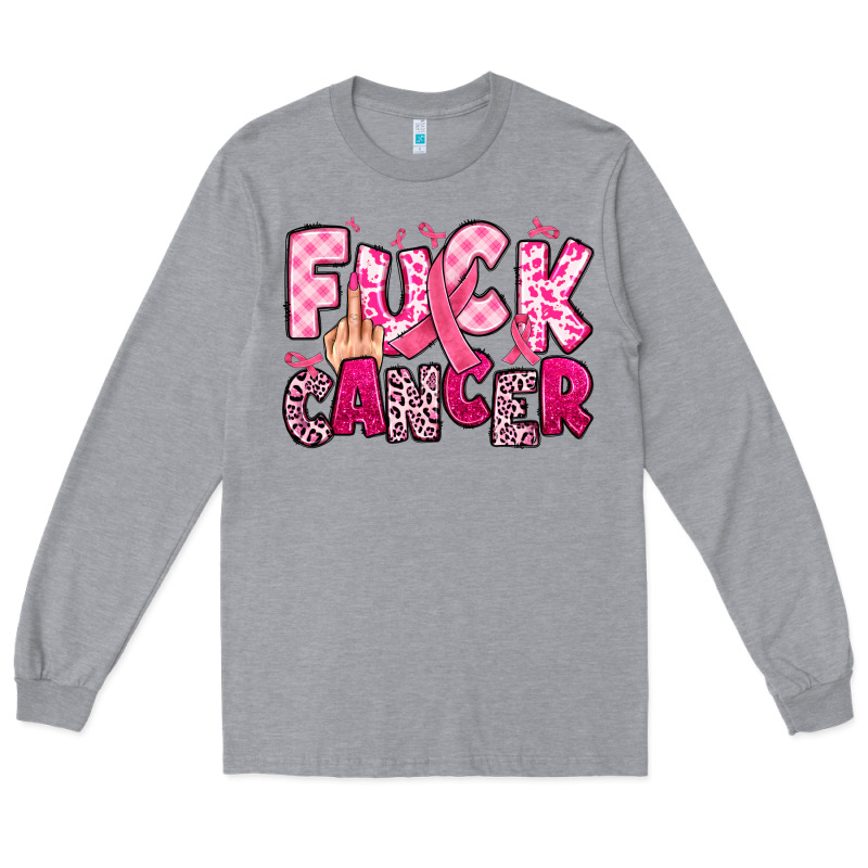Fuck Cancer Long Sleeve Tee by JahusDesignShop | Teevron