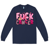 Navy fuck cancer Long Sleeve Tee - JahusDesignShop