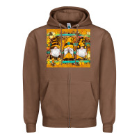 Chestnut western bee gnomes  honeycomb  leopard turquoise wooden serape Zipper Hoodie - Artiststas