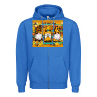 True Royal western bee gnomes  honeycomb  leopard turquoise wooden serape Zipper Hoodie - Artiststas