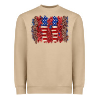 4th Of July Brushstroke Heavyweight Sweatshirt | Teevron