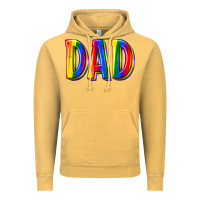 Vintage Mustard pride dad Vintage Hoodie - texasbilliewilder