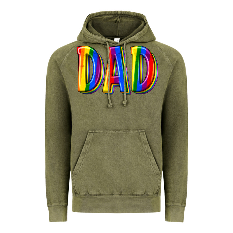 Pride Dad Vintage Hoodie by texasbilliewilder | Teevron