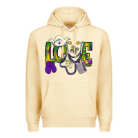 Pina Colada Mardi Gras Love Nurse Premium Hoodie - BundleAndBundleShop