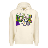 Tofu Mardi Gras Love Nurse Premium Hoodie - BundleAndBundleShop