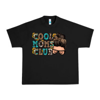 Black cool moms club messy bun Urban Heavy Tee - Zillion Design Studio