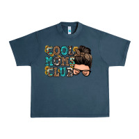 Midnight Navy cool moms club messy bun Urban Heavy Tee - Zillion Design Studio