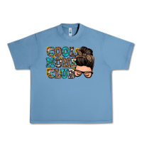 Pebble Blue cool moms club messy bun Urban Heavy Tee - Zillion Design Studio