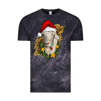 Cloud Black christmas goat Vintage Tee - RanaPortraitStore