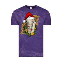 Cloud Purple christmas goat Vintage Tee - RanaPortraitStore