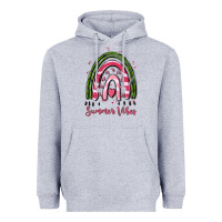 Heather Grey summer vibes Heavyweight Hoodie - MaliasSmallBusiness