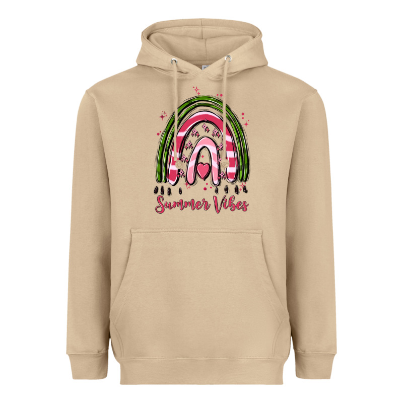 Summer Vibes Heavyweight Hoodie by MaliasSmallBusiness | Teevron