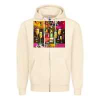 Sandshell Christmas champagne bottles and Zipper Hoodie - AdoDesignShop